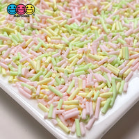 Pastel Pink Patch Mix Fake Clay Sprinkles Decoden Jimmies Funfetti Sprinkle
