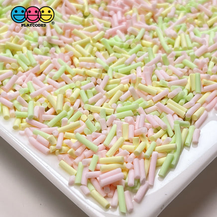Pastel Pink Patch Mix Fake Clay Sprinkles Decoden Jimmies Funfetti Sprinkle