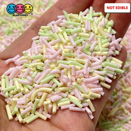 Pastel Pink Patch Mix Fake Clay Sprinkles Decoden Jimmies Funfetti Sprinkle