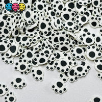 Paw Animal Black Dog Paws Fimo Slices Fake Clay Sprinkles Decoden Jimmies Funfetti 20 Grams Sprinkle
