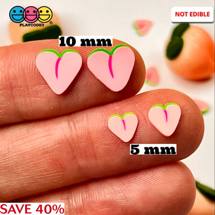 Peach Fimo Slices Fake Clay Sprinkles Peaches Funfetti 10/5 Mm Sprinkle