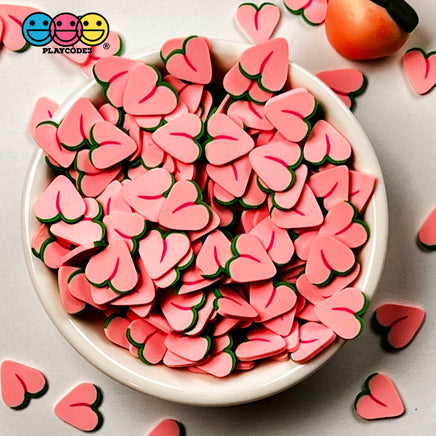 Peach Fimo Slices Fake Clay Sprinkles Peaches Funfetti 10/5 Mm Sprinkle