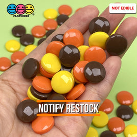 Reeses Peanut Butter Chocolate Fake Candy Flatback Charms Cabochons Decoden Charm
