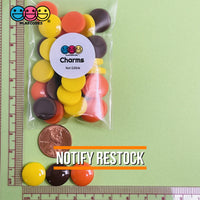 Reeses Peanut Butter Chocolate Fake Candy Flatback Charms Cabochons Decoden Charm
