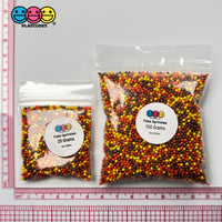 Peanut Butter Cup Mix Nonpareil Glass 1.9Mm Beads Caviar Faux Sprinkles Decoden Bead
