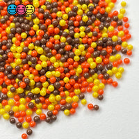 Peanut Butter Cup Mix Nonpareil Glass 1.9Mm Beads Caviar Faux Sprinkles Decoden Bead