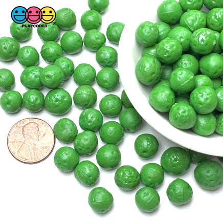 Peas Green Cooked Realistic Imitation Fake Food Pea Greens Faux Vegetables Life Like Plastic Resin 100pcs Fake Food