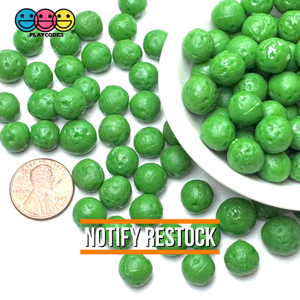 Peas Green Cooked Realistic Imitation Fake Food Pea Greens Faux Vegetables Life Like Plastic Resin 100pcs Fake Food