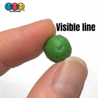 Peas Green Cooked Realistic Imitation Fake Food Pea Greens Faux Vegetables Life Like Plastic Resin 100pcs Fake Food