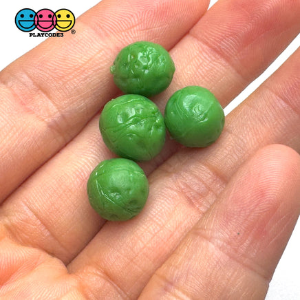 Peas Green Cooked Realistic Imitation Fake Food Pea Greens Faux Vegetables Life Like Plastic Resin 100pcs Fake Food