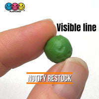 Peas Green Cooked Realistic Imitation Fake Food Pea Greens Faux Vegetables Life Like Plastic Resin 100pcs Fake Food