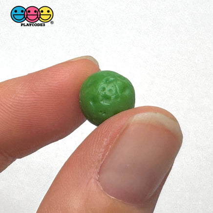Peas Green Cooked Realistic Imitation Fake Food Pea Greens Faux Vegetables Life Like Plastic Resin 100pcs Fake Food