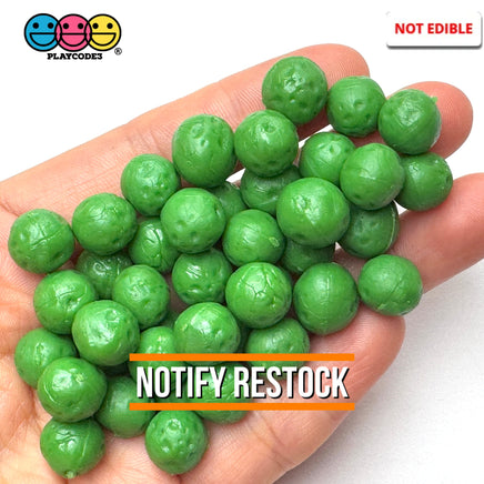 Peas Green Cooked Realistic Imitation Fake Food Pea Greens Faux Vegetables Life Like Plastic Resin 100pcs Fake Food