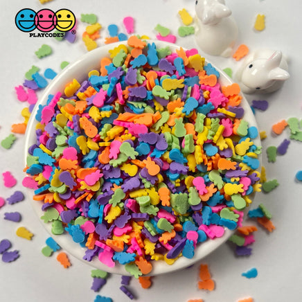 Peeps Bunny Fimo Mix Multi Colors Easter Spring Faux Sprinkles Pastel Fake Bake Funfetti Sprinkle