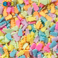 Peeps Bunny Fimo Mix Easter Spring Faux Sprinkles Pastel Colors Fake Bake Funfetti 20 Grams Sprinkle