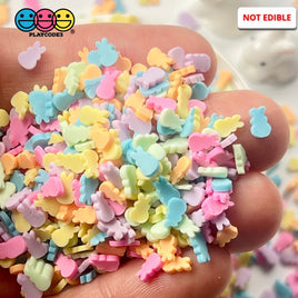 Peeps Bunny Fimo Mix Easter Spring Faux Sprinkles Pastel Colors Fake Bake Funfetti Sprinkle