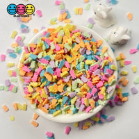 Peeps Bunny Fimo Mix Easter Spring Faux Sprinkles Pastel Colors Fake Bake Funfetti Sprinkle