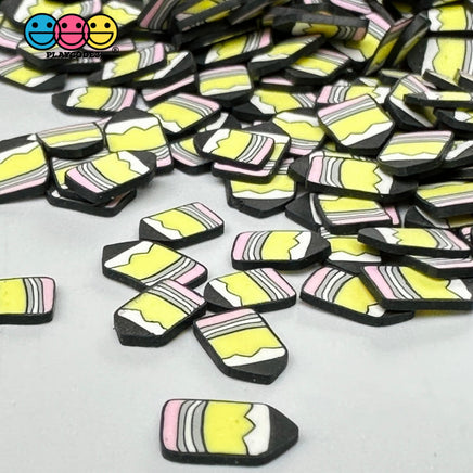 Pencils Back To School Theme Fake Clay Sprinkles Decoden Fimo Jimmies Playcode3 Llc Sprinkle