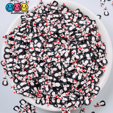 Penguin Santa Hat Scarf Fimo Slices Fake Sprinkles Christmas Decoden Funfetti 5Mm Sprinkle