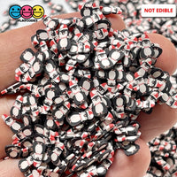 Penguin Santa Hat Scarf Fimo Slices Fake Sprinkles Christmas Decoden Funfetti 5Mm Sprinkle