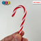 Peppermint Fake Candy Cane Charms - Festive Holiday Cabochon Decor 5 Pcs Charm