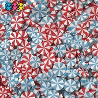 Peppermint Fimo Slices Faux Sprinkles Holiday Colors Christmas Valentines Day Decoden Fake Food 8