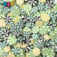 Peppermint Fimo Slices Faux Sprinkles Holiday Colors Christmas Valentines Day Decoden Fake Food 8
