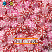 Peppermint Fimo Slices Faux Sprinkles Holiday Colors Christmas Valentines Day Decoden Fake Food 8