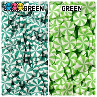 Peppermint Fimo Slices Faux Sprinkles Multiple Colors Decoden Fake Food 10 20 Grams / Green Sprinkle
