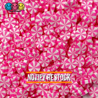 Peppermint Fimo Slices Faux Sprinkles Multiple Colors Decoden Fake Food 10 20 Grams / Hot Pink