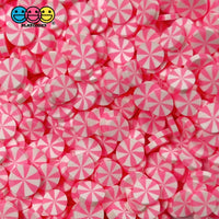 Peppermint Fimo Slices Faux Sprinkles Multiple Colors Decoden Fake Food 10 20 Grams / Pink Sprinkle