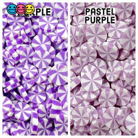 Peppermint Fimo Slices Faux Sprinkles Multiple Colors Decoden Fake Food 10 20 Grams / Purple