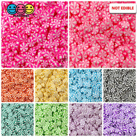 Peppermint Fimo Slices Faux Sprinkles Multiple Colors Decoden Fake Food 10 Sprinkle