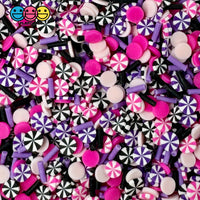 Peppermint Galaxy Pink Purple Black Holiday Fake Clay Sprinkles Decoden Fimo Jimmies Playcode3 Llc
