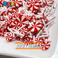 Peppermint Mix Fimo Slice Polymer Clay Sprinkles Mixed Design Decoden 20 Grams Sprinkle