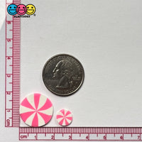 Peppermint Pink Fimo Slices Polymer Clay Christmas Fake Sprinkles 20/10Mm Sprinkle