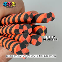 Fake Peppermint Sticks Halloween Holiday Orang Black Cabochons Decoden Charm 10 Pcs Playcode3 Llc