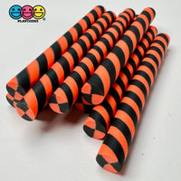 Fake Peppermint Sticks Halloween Holiday Orang Black Cabochons Decoden Charm 10 Pcs Playcode3 Llc