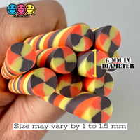 Fake Peppermint Sticks Peanut Butter Chocolate Orange Yellow Cabochons Decoden Charm 10 Pcs