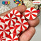 Peppermint Swirl Red & White Fake Candy Polymer Clay Gingerbread House Candies Decoden Cabochons 15