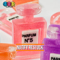 Perfume Bottle Makeup 10/12 Pcs 4 Colors Slime Charm Cabochons Decoden Fake Bake Pink(10Pcs/Bag)
