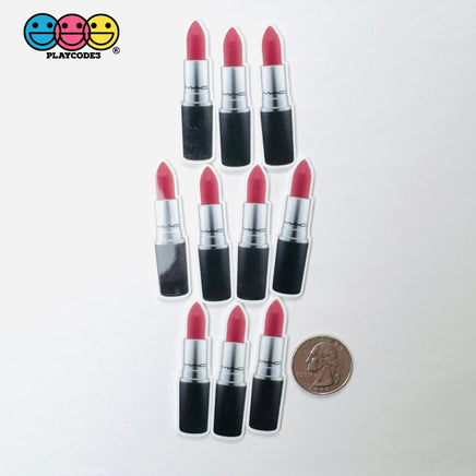 Perfume Makeup Lipstick Palette Charms Planner Decoden Planars Cabochons Party Favor 9/10 pcs lipstick 10pcs Planar