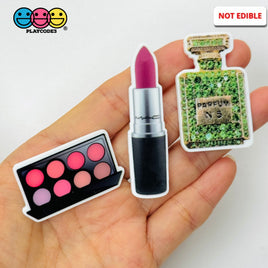 Perfume Makeup Lipstick Palette Charms Planner Decoden Planars Cabochons Party Favor 9/10 pcs mix 9pcs 3pcs each design