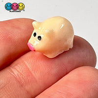 Piggy Bank Mini Pig Charm Cabochons Decoden 10 Pcs