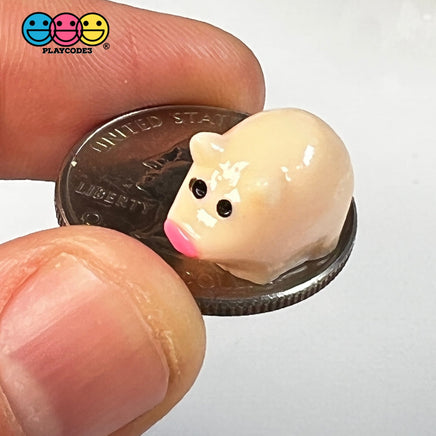Piggy Bank Mini Pig Charm Cabochons Decoden 10 Pcs