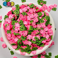 Piggy Bank Mix Cash Money Fimo Fake Sprinkles Faux Pink Pig Kawaii Dollar Confetti Funfetti Sprinkle