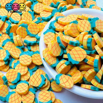 Pineapple Fimo Slices 5/10Mm Fake Fruit Clay Sprinkles Decoden Jimmies Funfetti Sprinkle
