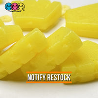 Pineapple Slices Charm Fake Food Pineapples Cabochons Decoden 10 Pcs