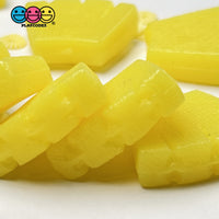 Pineapple Slices Charm Fake Food Pineapples Cabochons Decoden 10 Pcs