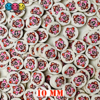Pink Character Video Game Cute Fake Clay Sprinkles Decoden Fimo Jimmies 5Mm/10Mm Playcode3 Llc 10